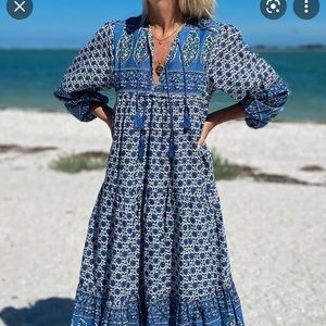 Emerson Fry India Collection Heirloom Dress S NWT